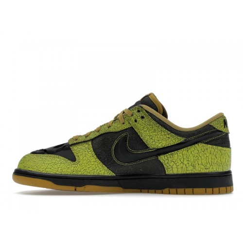 Кроссы Nike Dunk Low Retro QS Halloween Skull - мужская сетка размеров