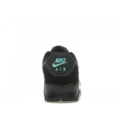Кроссы Nike Air Max 90 Black Tiffany - мужская сетка размеров