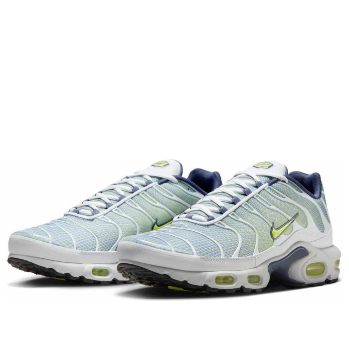 Nike Air Max Plus Pebble Grey Lime - мужская сетка размеров Nike Air Max Plus Pebble Grey Lime - мужская сетка размеров