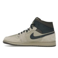 Jordan 1 Mid Khaki Baroque Brown