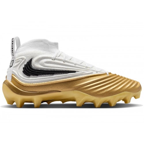 Nike Alpha Menace 5 Elite White Metallic Gold - мужская сетка размеров