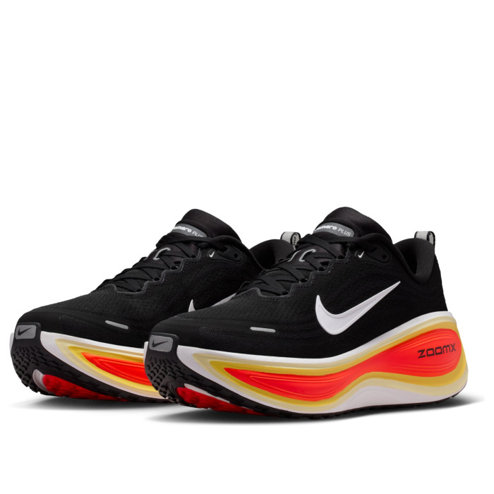 Nike Vomero Plus Black Bright Crimson White - мужская сетка размеров Nike Vomero Plus Black Bright Crimson White - мужская сетка размеров