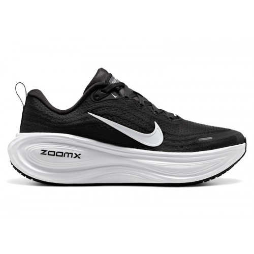 Кроссы Nike Vomero Plus Black White (W) - женская сетка размеров