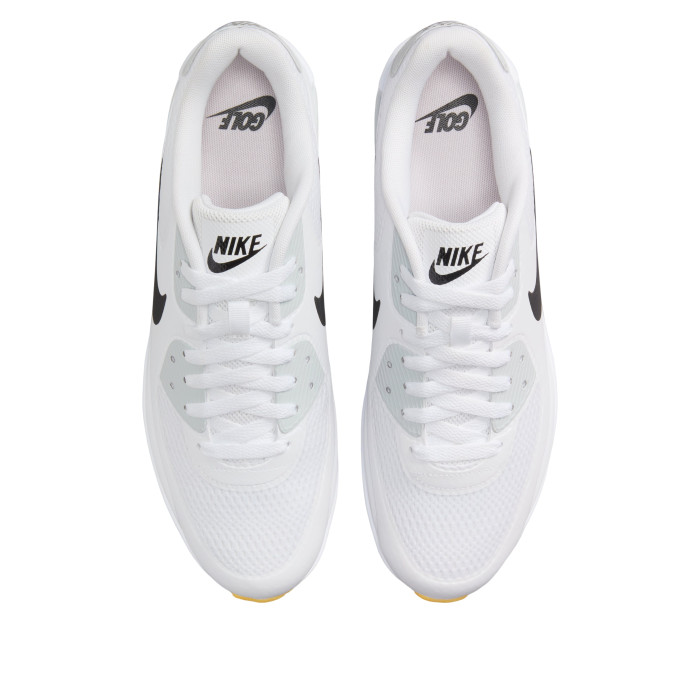Nike Air Max 90 Golf White Black Gum - мужская сетка размеров Nike Air Max 90 Golf White Black Gum - мужская сетка размеров