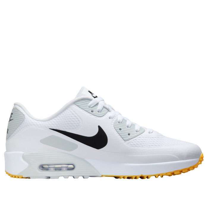 Nike Air Max 90 Golf White Black Gum - мужская сетка размеров Nike Air Max 90 Golf White Black Gum - мужская сетка размеров