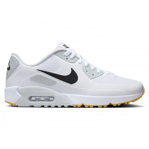 Кроссы Nike Air Max 90 Golf White Black Gum - мужская сетка размеров