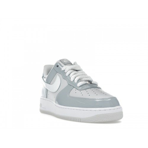 Nike Air Force 1 Low 07 LV8 Wolf Grey Vast Grey White - мужская сетка размеров