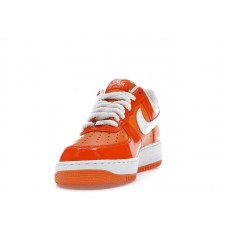 Nike Air Force 1 Low 07 Orange White Patent