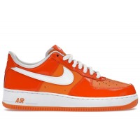 Nike Air Force 1 Low 07 Orange White Patent