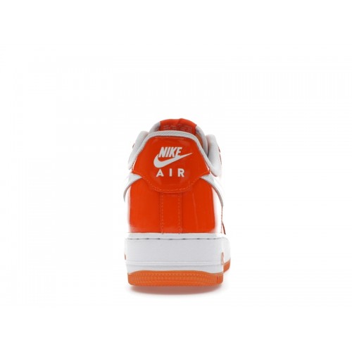 Nike Air Force 1 Low 07 Orange White Patent - мужская сетка размеров
