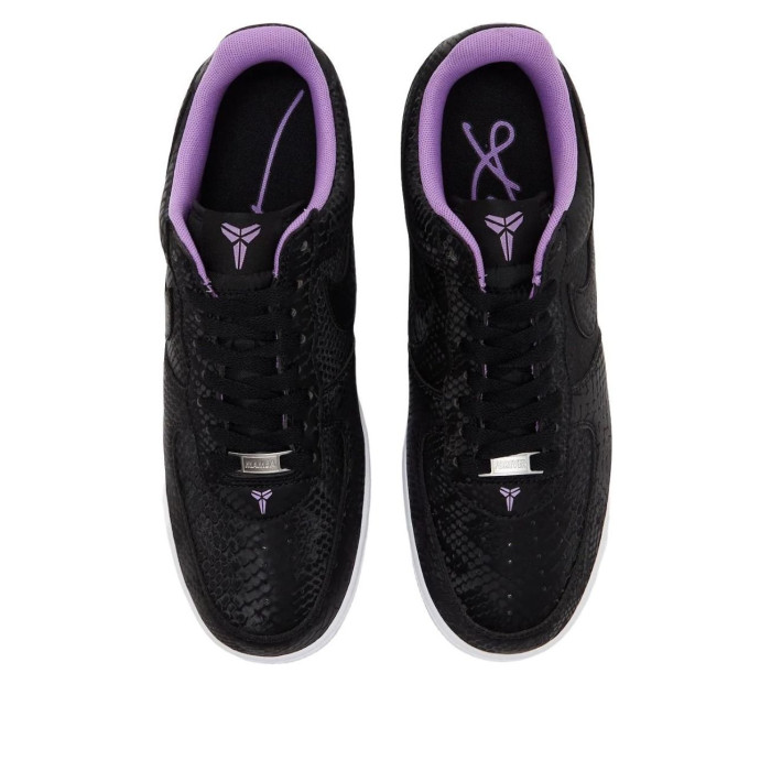 Kobe Bryant x Nike Air Force 1 Low Black Purple Stardust - мужская сетка размеров Kobe Bryant x Nike Air Force 1 Low Black Purple Stardust - мужская сетка размеров