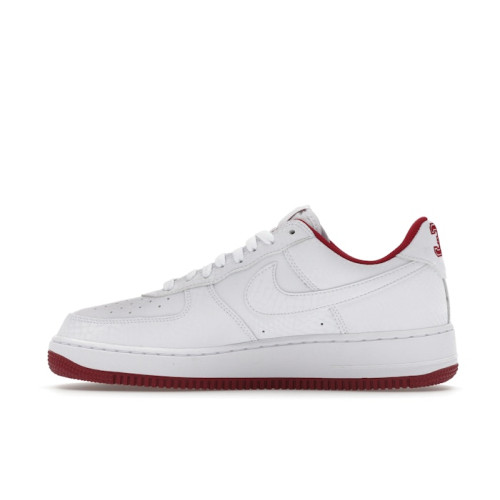 Kobe Bryant x Nike Air Force 1 Low Lower Merion Pack - White Team Red - мужская сетка размеров