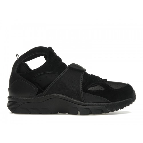 Кроссы Nike Air Trainer Huarache Triple Black - мужская сетка размеров