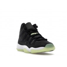 Подростковые Jordan 11 Retro Black Barely Volt (GS)