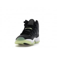 Подростковые Jordan 11 Retro Black Barely Volt (GS)