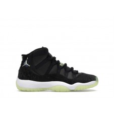 Подростковые Jordan 11 Retro Black Barely Volt (GS)