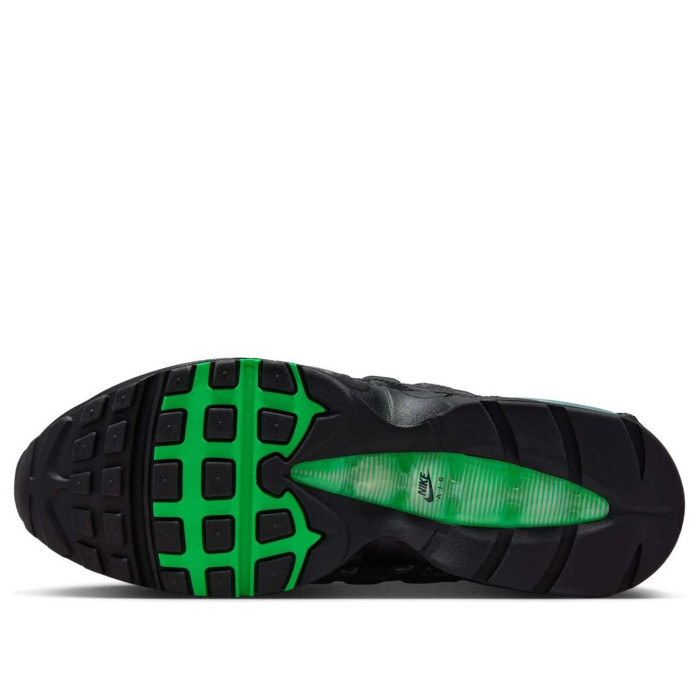 Nike Air Max 95 OG Black Green Shock - мужская сетка размеров Nike Air Max 95 OG Black Green Shock - мужская сетка размеров