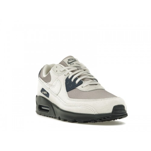 Кроссы Nike Air Max 90 Light Orewood Brown Black - мужская сетка размеров