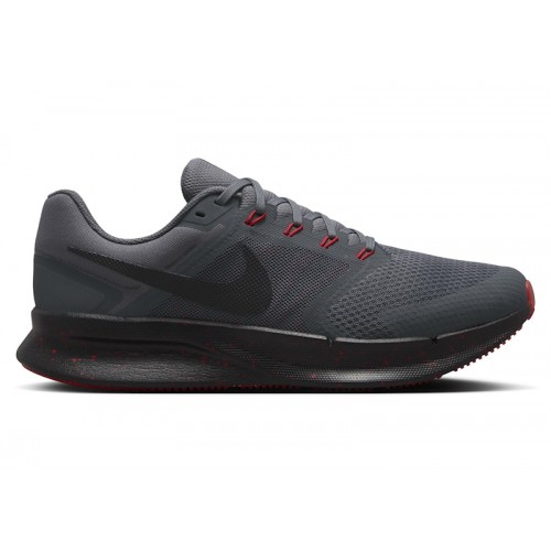 Кроссы Nike Run Swift 3 Dark Grey University Red Black - мужская сетка размеров