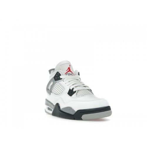 Кроссы Jordan 4 Retro White Cement (2025) (GS) - подростковая сетка размеров