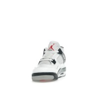 Подростковые Jordan 4 Retro White Cement (2025) (GS)