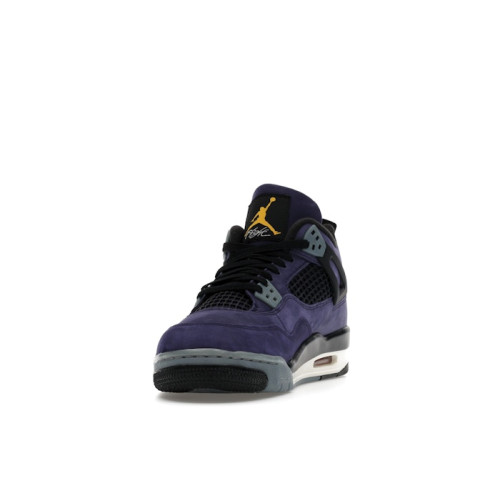 Air Jordan 4 Retro GS Lakers - подростковая сетка размеров Air Jordan 4 Retro GS Lakers - подростковая сетка размеров