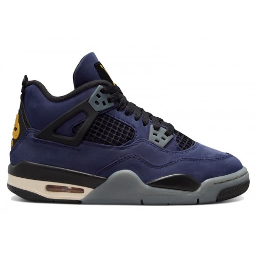 Jordan 4 Retro Lakers (GS) - подростковая сетка размеров