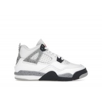 Детские Jordan 4 Retro White Cement (2025) (PS)