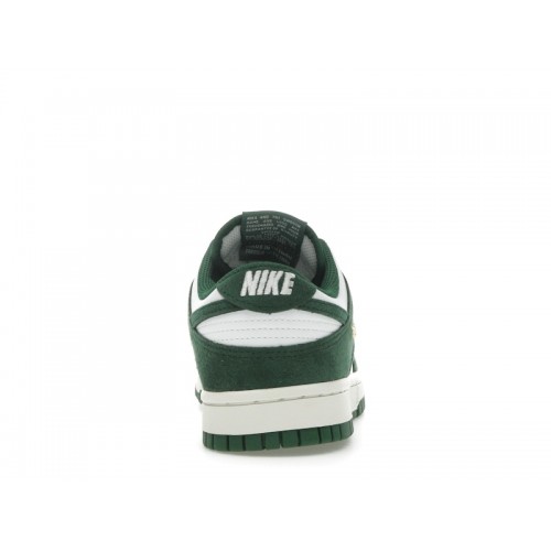 Nike Dunk Low Gorge Green Gold Mini Swoosh (W) - женская сетка размеров