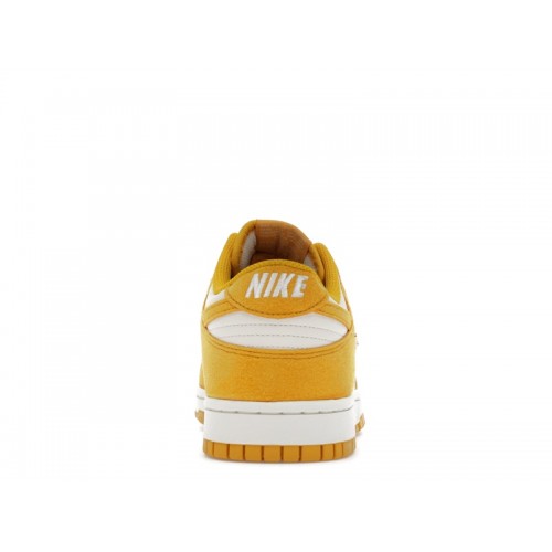Nike Dunk Low Dark Sulfur Gold Mini Swoosh (W) - женская сетка размеров