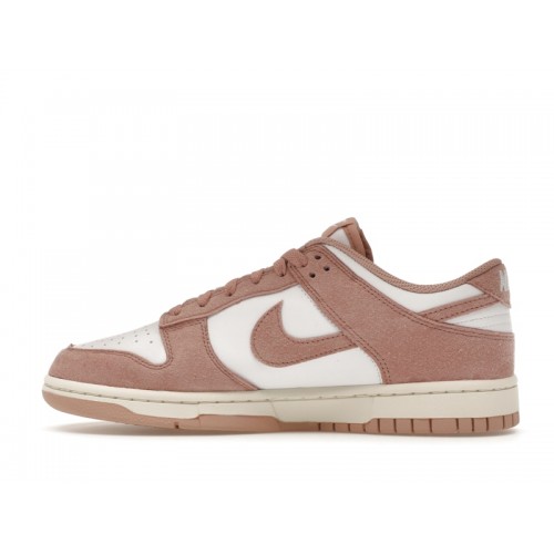 Nike Dunk Low Rose Whisper Gold Mini Swoosh (W) - женская сетка размеров