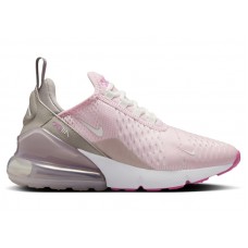 Подростковые Nike Air Max 270 Pink Foam College Grey Platinum Violet Summit White (GS)