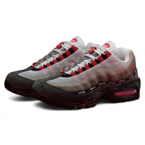 Nike Air Max 95 SP Undefeated Geo Tokyo Bright Crimson - мужская сетка размеров