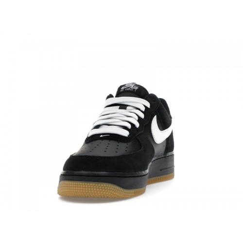 Nike Air Force 1 Low 07 LV8 Black Gum Light Brown White - мужская сетка размеров