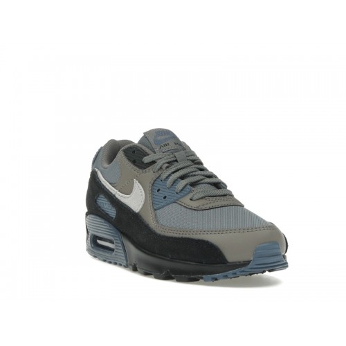 Nike Air Max 90 Smoke Grey Diffused Blue - мужская сетка размеров