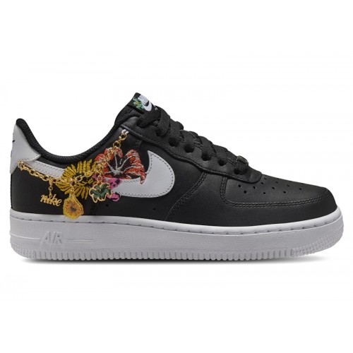 Nike Air Force 1 Low Premium Now Accepting All Flowers Black (W) - женская сетка размеров