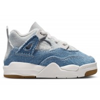 Кроссовки для малыша Jordan 4 Retro TEX Denim Worn Blue (TD)