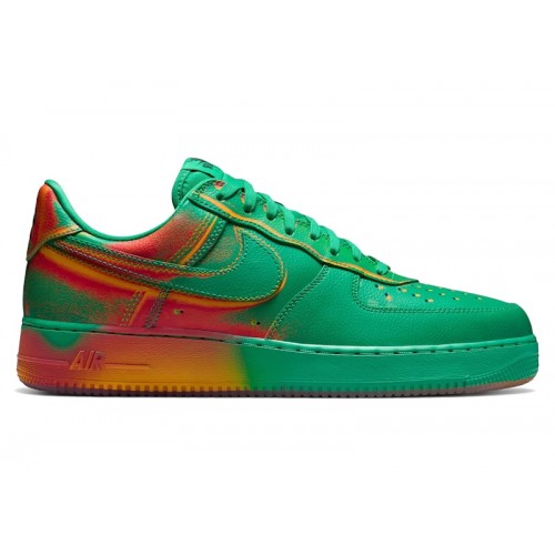 Nike Air Force 1 Low 07 Stadium Green Crimson - мужская сетка размеров