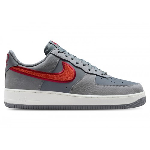 Nike Air Force 1 Low 07 LV8 Cool Grey Crimson Rust - мужская сетка размеров