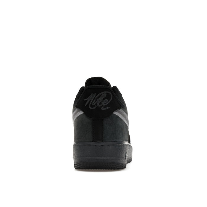 Nike Air Force 1 07 LV8 Black Dark Smoke - мужская сетка размеров Nike Air Force 1 07 LV8 Black Dark Smoke - мужская сетка размеров