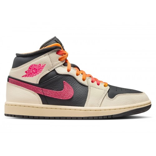 Jordan 1 Mid SE Edge Flight Club (W) - женская сетка размеров