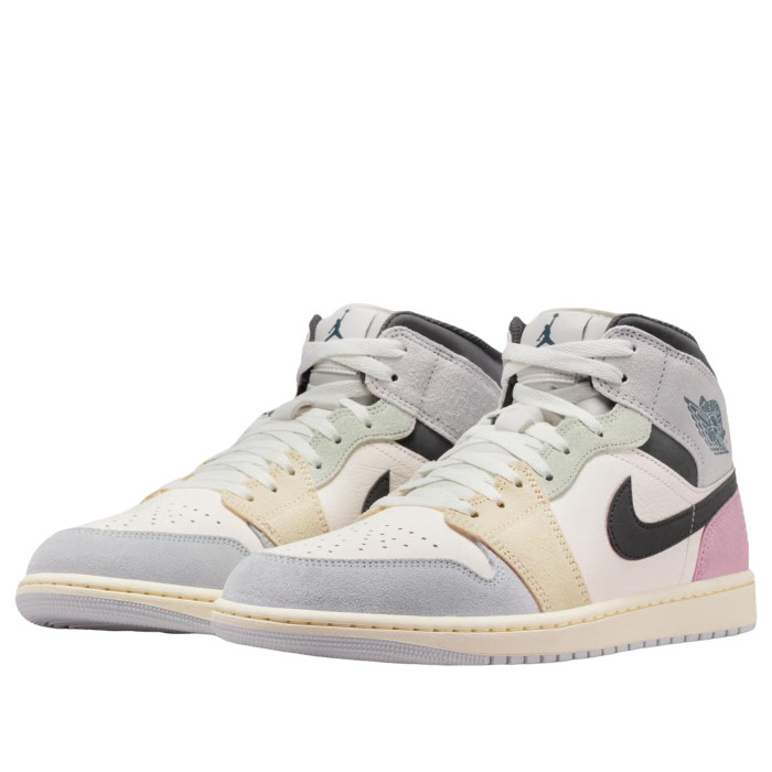 Air Jordan 1 Mid Sail Iced Jade - мужская сетка размеров Air Jordan 1 Mid Sail Iced Jade - мужская сетка размеров
