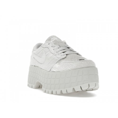 Wmns Air Jordan 1 Low Brooklyn Light Bone Pony - женская сетка размеров