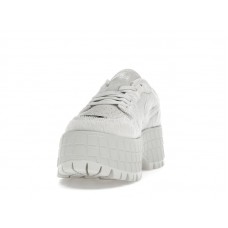 Женские Jordan 1 Low Brooklyn Light Bone Metallic Silver (W)