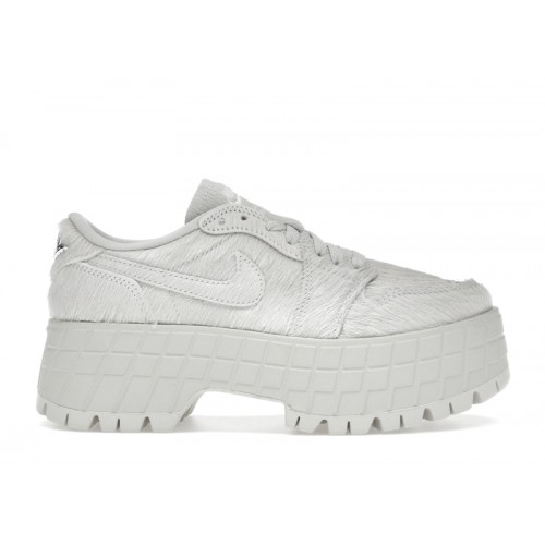 Wmns Air Jordan 1 Low Brooklyn Light Bone Pony - женская сетка размеров