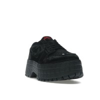 Женские Jordan 1 Low Brooklyn Black Gym Red (W)