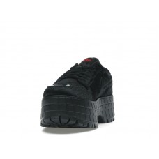 Женские Jordan 1 Low Brooklyn Black Gym Red (W)