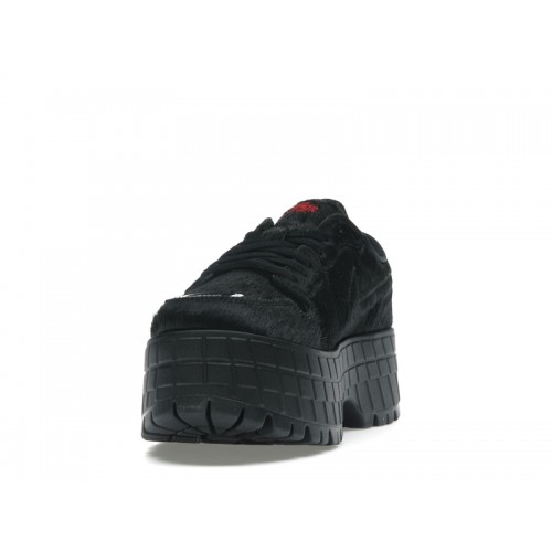 Wmns Air Jordan 1 Low Brooklyn Black Pony - женская сетка размеров