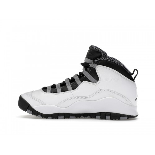 Air Jordan 10 Retro GS Steel 2025 - подростковая сетка размеров