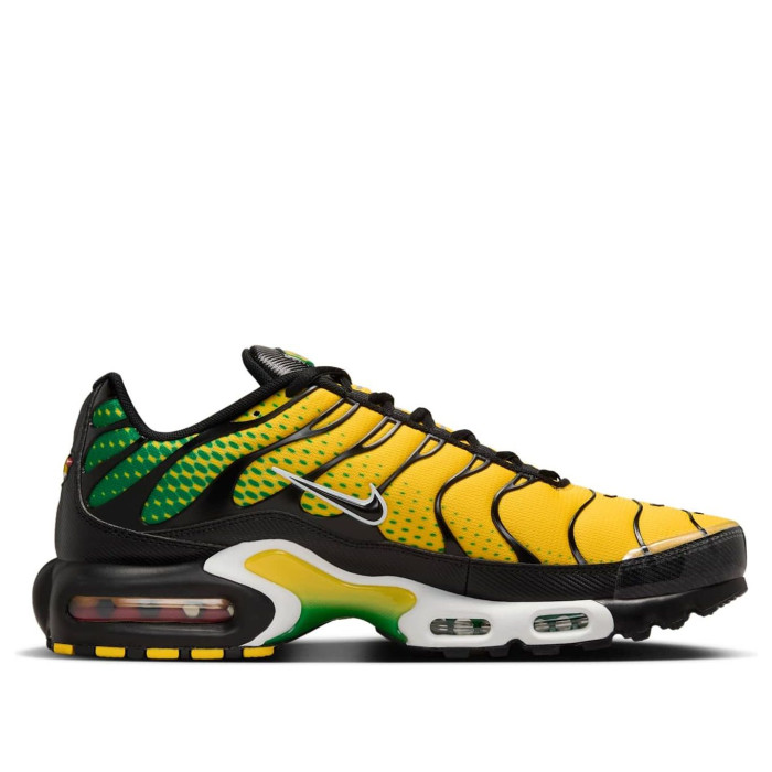 Nike Air Max Plus Varsity Maize Pine Green - мужская сетка размеров Nike Air Max Plus Varsity Maize Pine Green - мужская сетка размеров